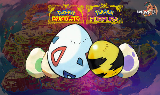 PACK 30 HUEVOS SHINY ESCARLATA Y PÚRPURA
