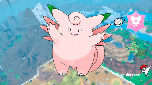 CLEFABLE SHINY PARA SOLO SCEPTILE ESCARLATA Y PÚRPURA