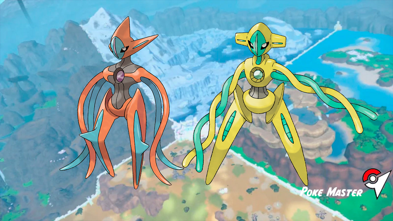 DEOXYS SHINY O NO Y FORMA A ELEGIR ESCARLATA Y PÚRPURA