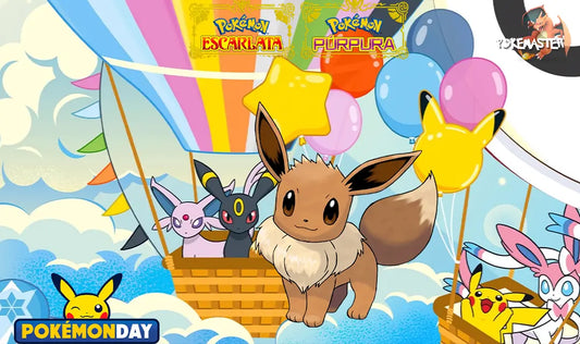 EEVEE EVENTO POKEMON DAY ESCARLATA Y PÚRPURA