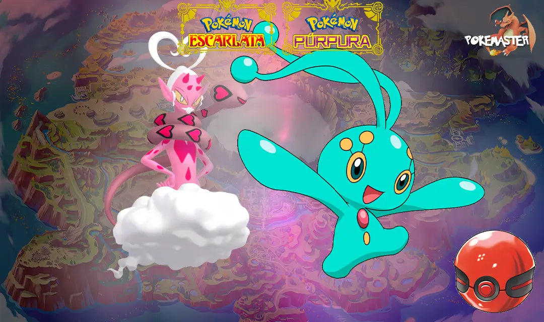 ENAMORUS Y MANAPHY SHINYS EVENTO ESCARLATA Y PÚRPURA