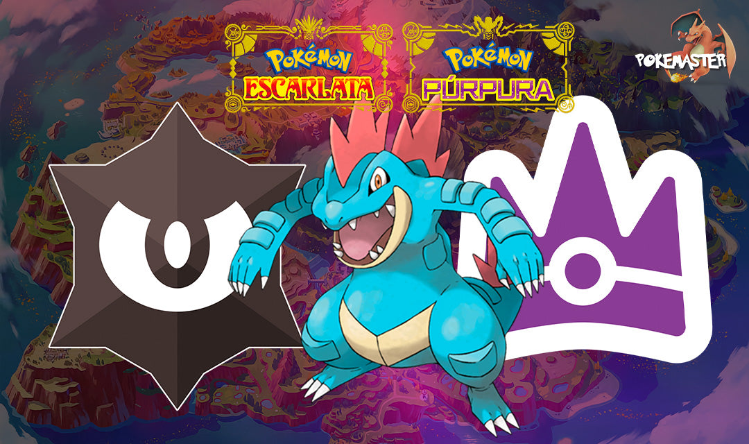 FERALIGATR IMBATIBLE ESCARLATA Y PÚRPURA