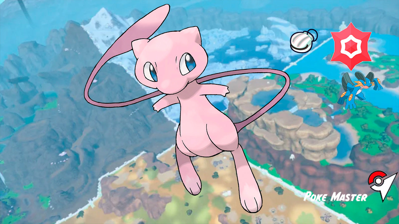 MEW PARA SOLO SWAMPERT ESCARLATA Y PÚRPURA