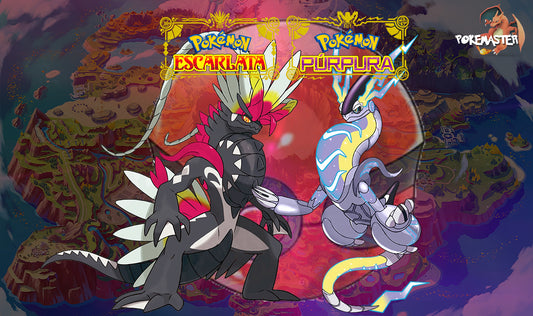 MIRAIDON Y KORAIDON SHINY EVENTO ESCARLATA Y PÚRPURA