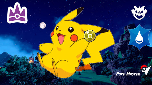 PIKACHU IMBATIBLE ESCARLATA Y PÚRPURA