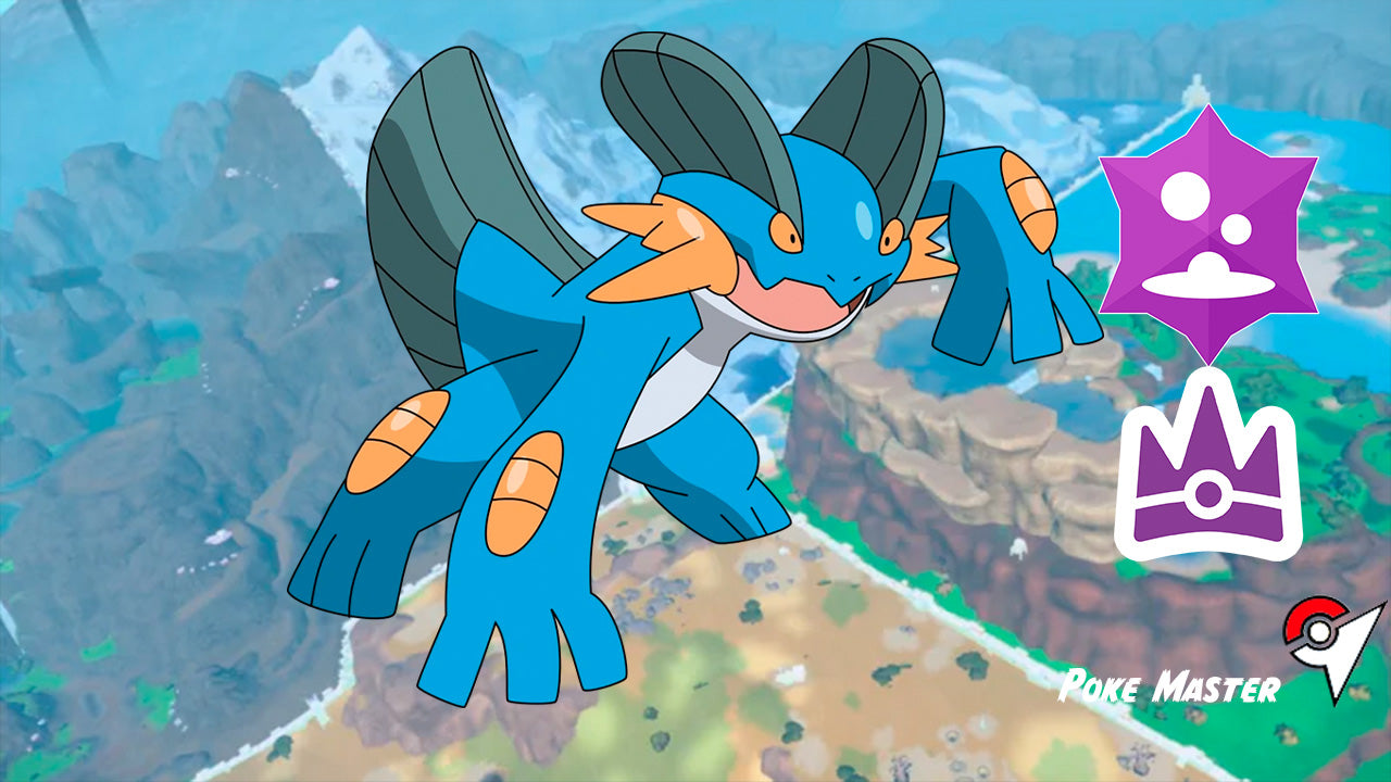 SWAMPERT IMBATIBLE ESCARLATA Y PÚRPURA