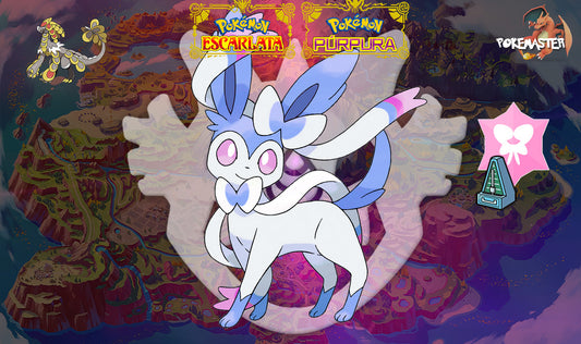 SYLVEON SHINY PARA SOLO KOMMO-O ESCARLATA Y PÚRPURA
